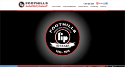 Desktop Screenshot of foothills.ca